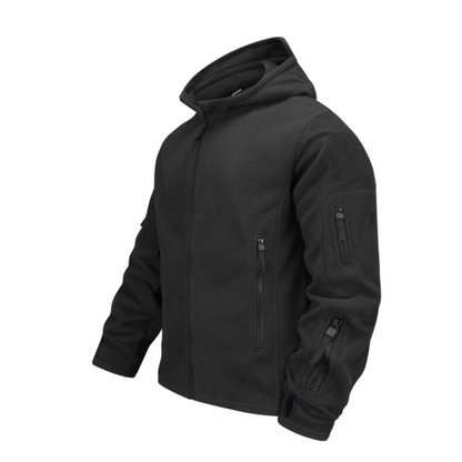 Herren Kapuzen Winddichte Reißverschluss Jacke | Multi Taschen
