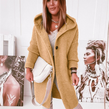 Gemütlich Cardigan für Damen | Mit Kapuze