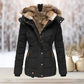 Clotilda - Elegante Winter-Pelzjacke mit Kapuze