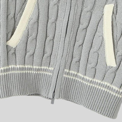 Calliope - Gestrickte Bomberjacke für Damen