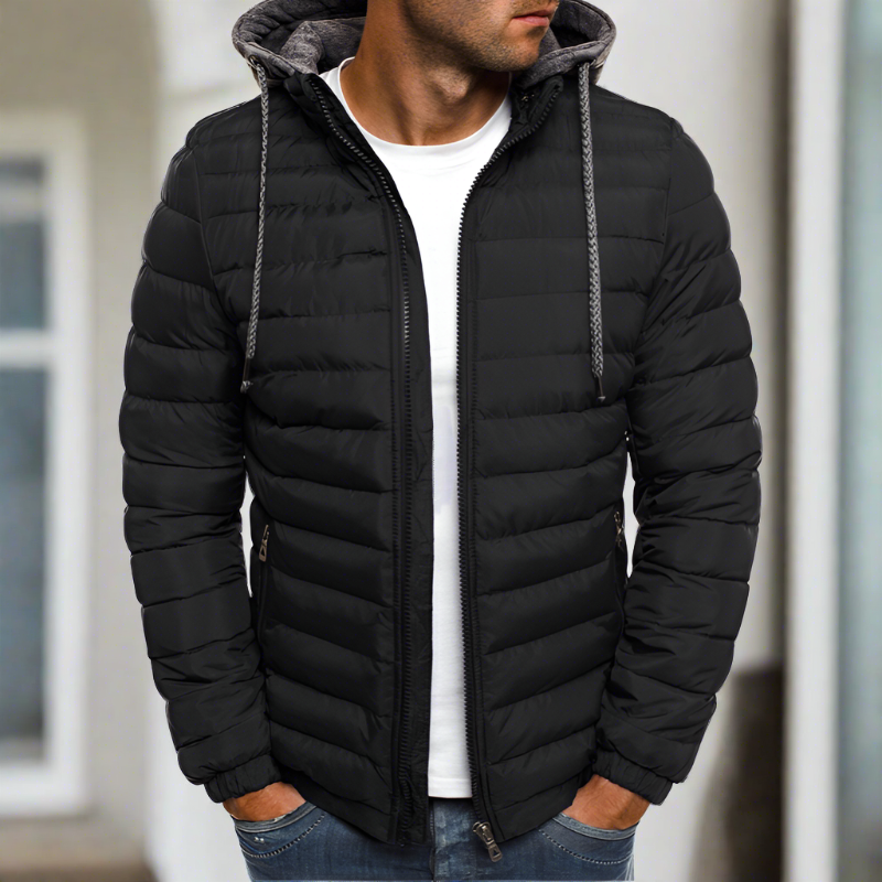 Marcel - Warme Steppjacke mit Kapuze