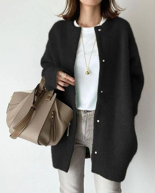 Damen Winter Chic Strickjacke | Warm