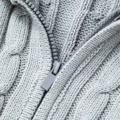 Calliope - Gestrickte Bomberjacke für Damen