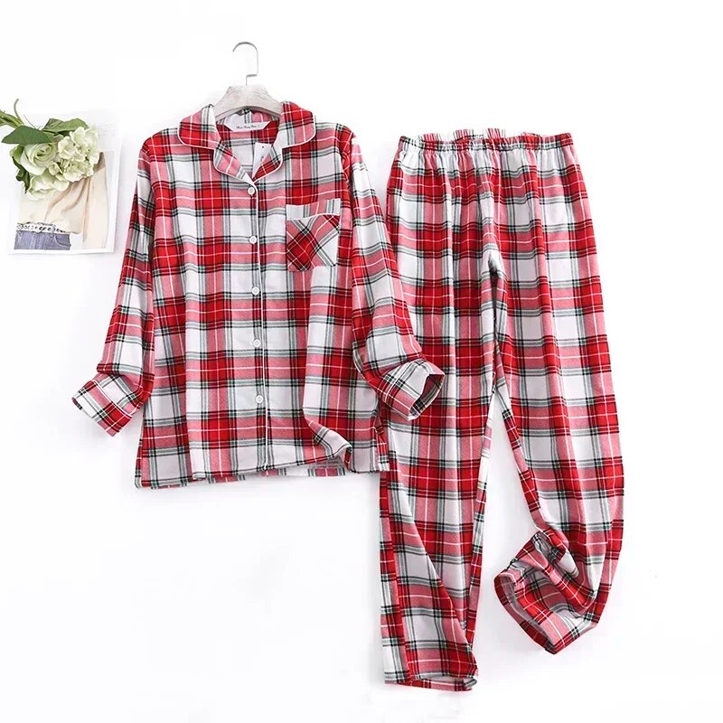 Cymopeleia | Pyjama-Sets aus Baumwollflanell