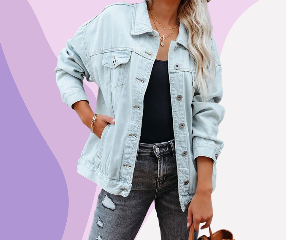 Micaela - Damen Vintage Denim Jacken