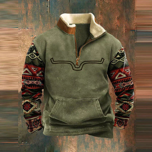 Colton™ Stilvoller Komfort-Pullover mit Reißverschluss