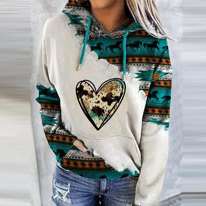 Beau - Langärmeliger Kapuzenpullover