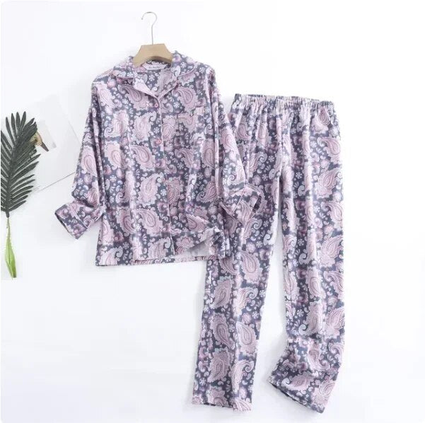 Cymopeleia | Pyjama-Sets aus Baumwollflanell