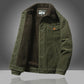 Herren Jahrgang Knopf Daunen Jacke | Warme