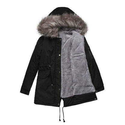 "Emily" Winterparka mit Fellimitat