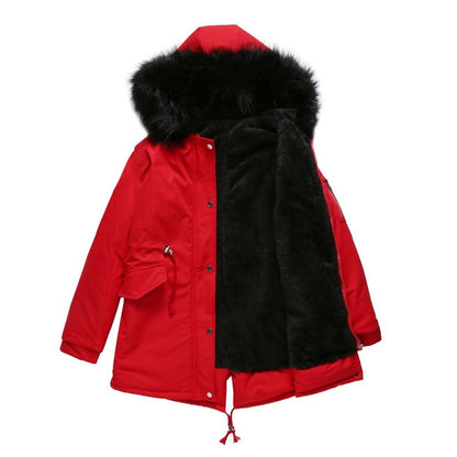"Emily" Winterparka mit Fellimitat