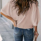 Marlene - Rosafarbener Eleganter Sommer-Pullover
