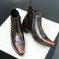 Elegante Herren Lederstiefel