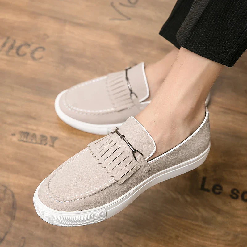 Elegante Herren Wildleder Loafer