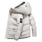 Herren Kapuzen Warme Winter Steppjacke | Vordertasche
