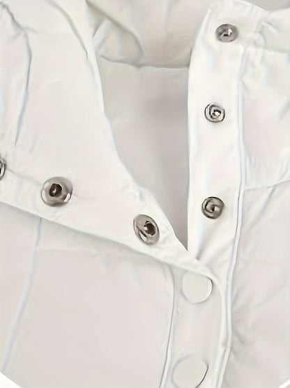 Solider Kapuzenmantel - Lässige warme Jacke für Damen