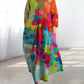 Sabrina – bunt bedrucktes kleid