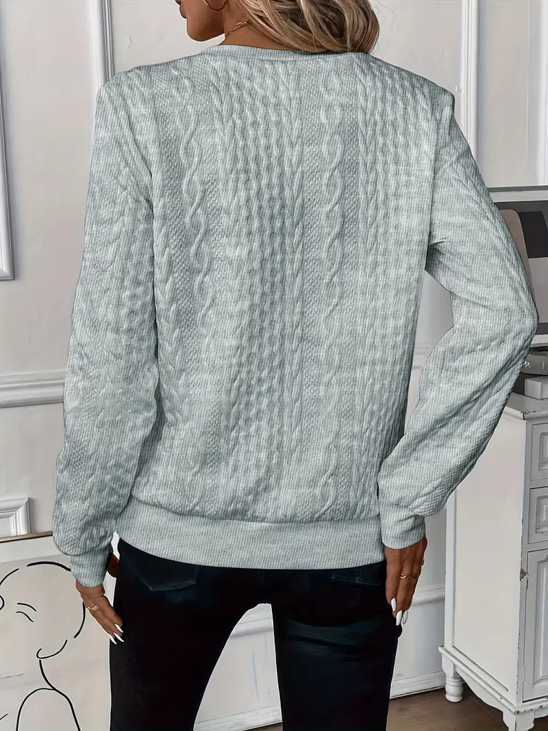 Pullover mit Reißverschluss-Detail – Schicker Komfort mit moderner Eleganz
