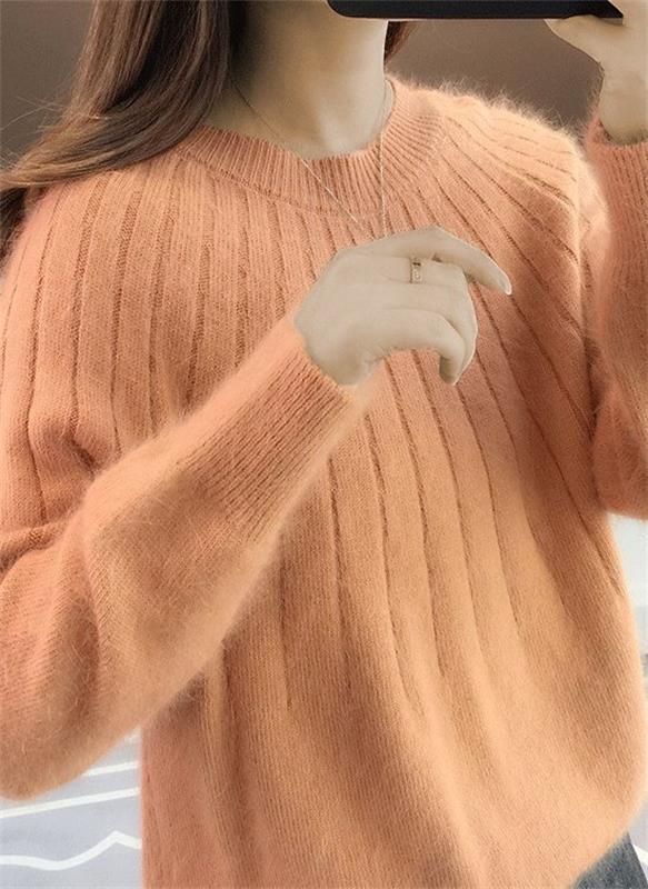 Flauschiger Strickpullover aus Kaschmir - Jemenza