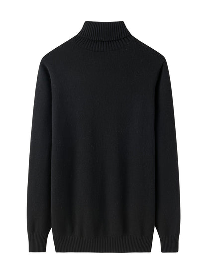 Kamelbrauner Rollkragenpullover  - Emilia