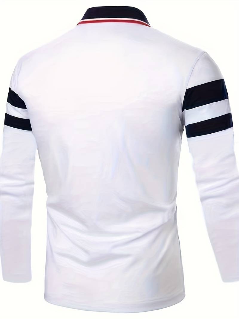 Christopher – lässiges colorblock-langarmshirt