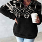 Gemusterter Fleece-Pullover – Warmer Stil mit gemütlichem Selbstvertrauen