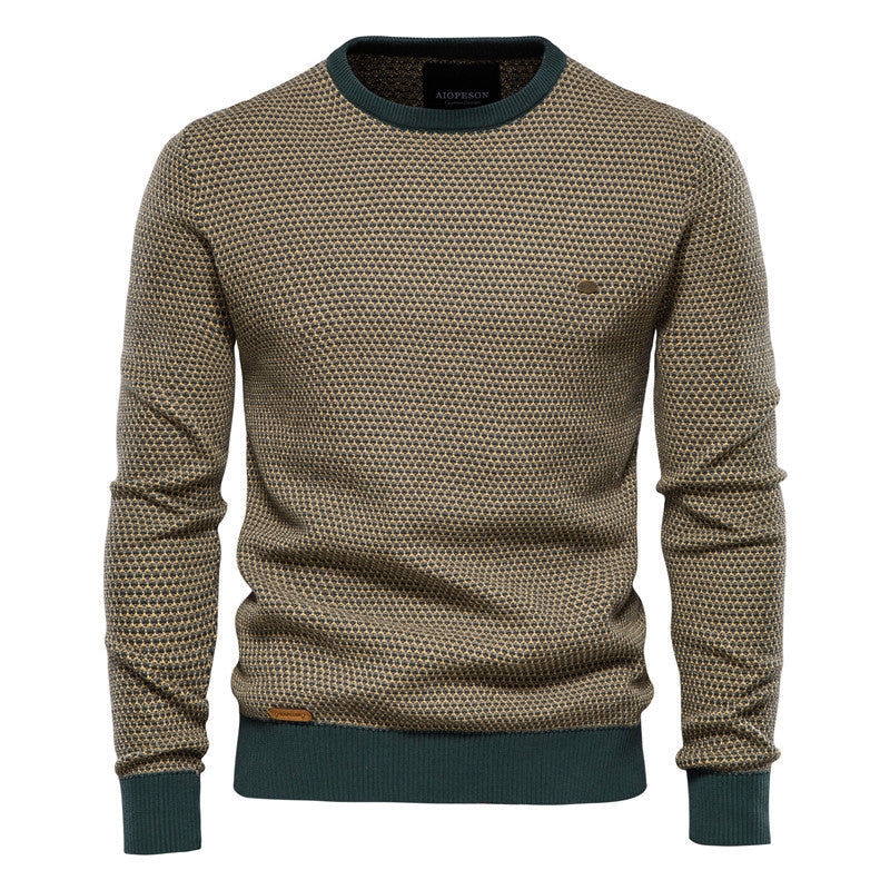 Pullover mit Kontrastsaum - Albert