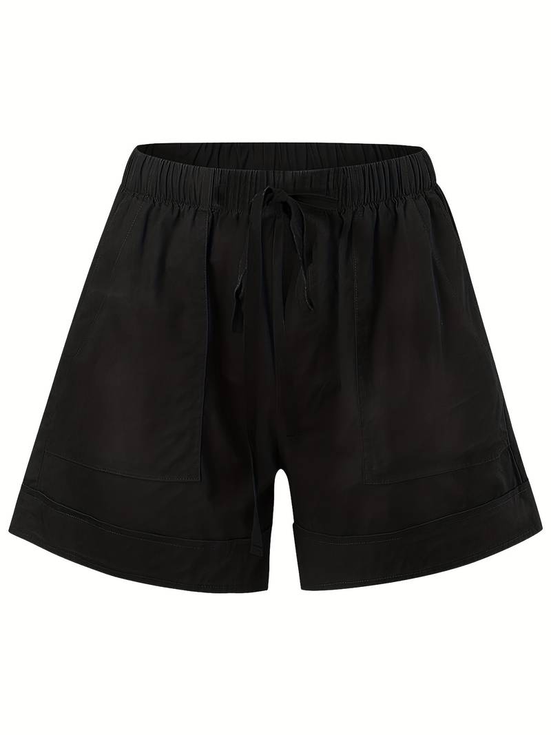 Blauer Freizeit-Shorts - Lena