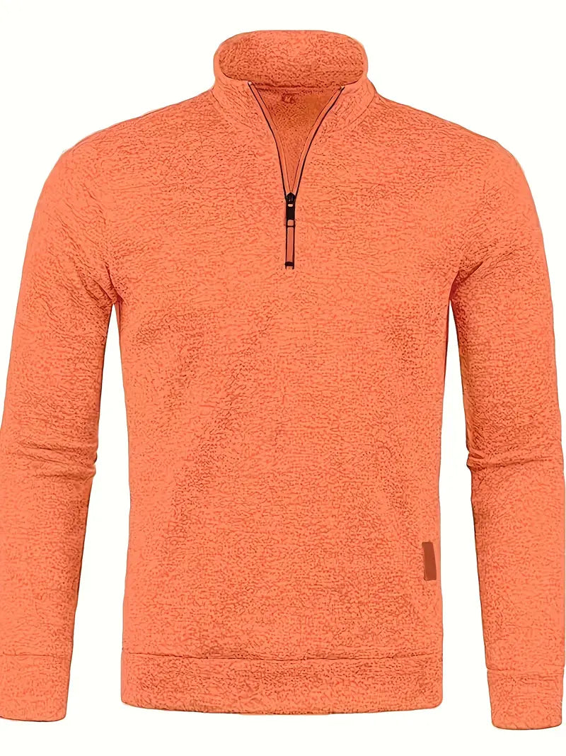 Langarm-Pullover Rot – Jonas