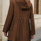 Modische Jacke mit Taillenzug und Knopfleiste – Perfekt für den Alltag