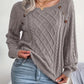 Acrylic Knit Comfort Pullover