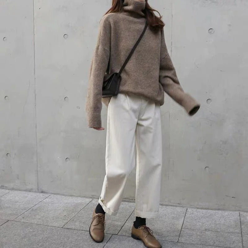 Rollkragenpullover – Mühelose Raffinesse mit gemütlicher Wärme