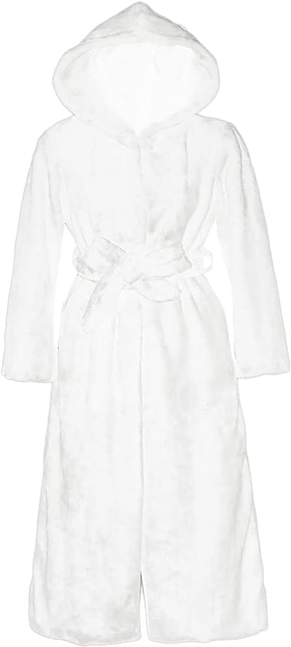 ANASTASIA - Kunstpelzmantel mit Kapuze