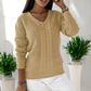 V-Ausschnitt Pullover – Zeitlose Eleganz mit schmeichelndem Komfort