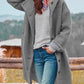 Amy - Women's Autumn Winter Warm Wind Jacket Plain Pea mit Taschen Stylish Jacket