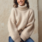 Gemütlicher Rollkragenpullover – Warme Eleganz mit mühelosem Charme
