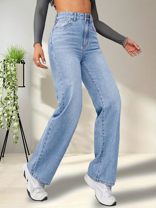 Hellblaue Jeans Weit - Anika