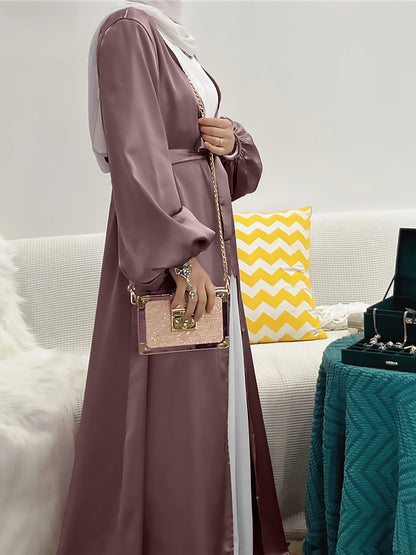 Cressida - Elegantes Abaya-Kleid mit Gürtel