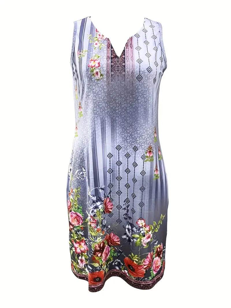 Chiquita - Ärmelloses Tank-Kleid für lässigen Frühlings- und Sommerlook