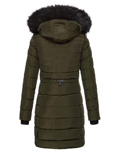 "Nicole" Winterjacke mit abnehmbarem Kunstfell