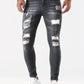 Sebastian – slim-fit-jeans mit legeren rissen