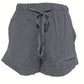 Blauer Freizeit-Shorts - Lena