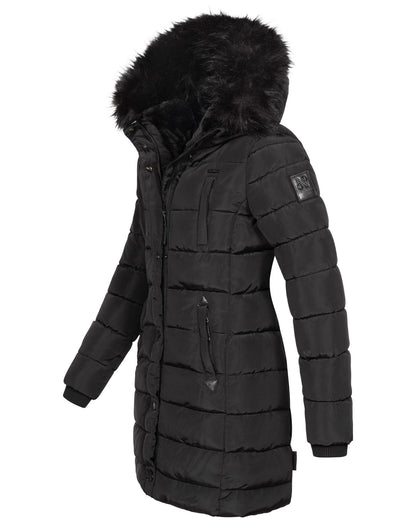"Nicole" Winterjacke mit abnehmbarem Kunstfell
