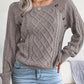 Acrylic Knit Comfort Pullover