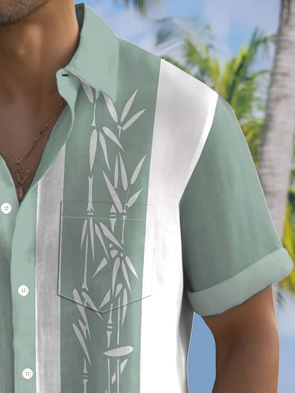 Oliver – kurzarmhemd aus bambusfaser