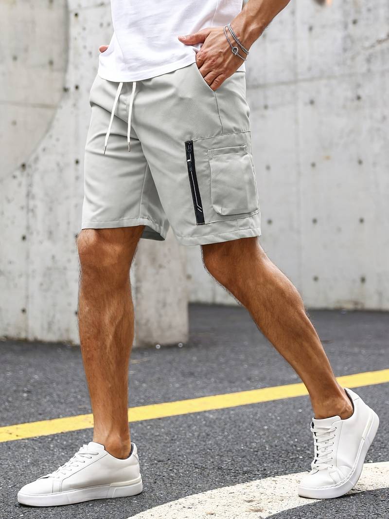 William – lässige multi-cargo-shorts für herren