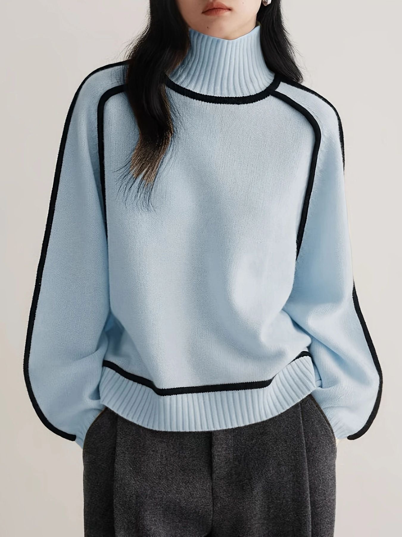 Eleganter Rollkragenpullover – Raffinierter Stil mit modernem Selbstvertrauen