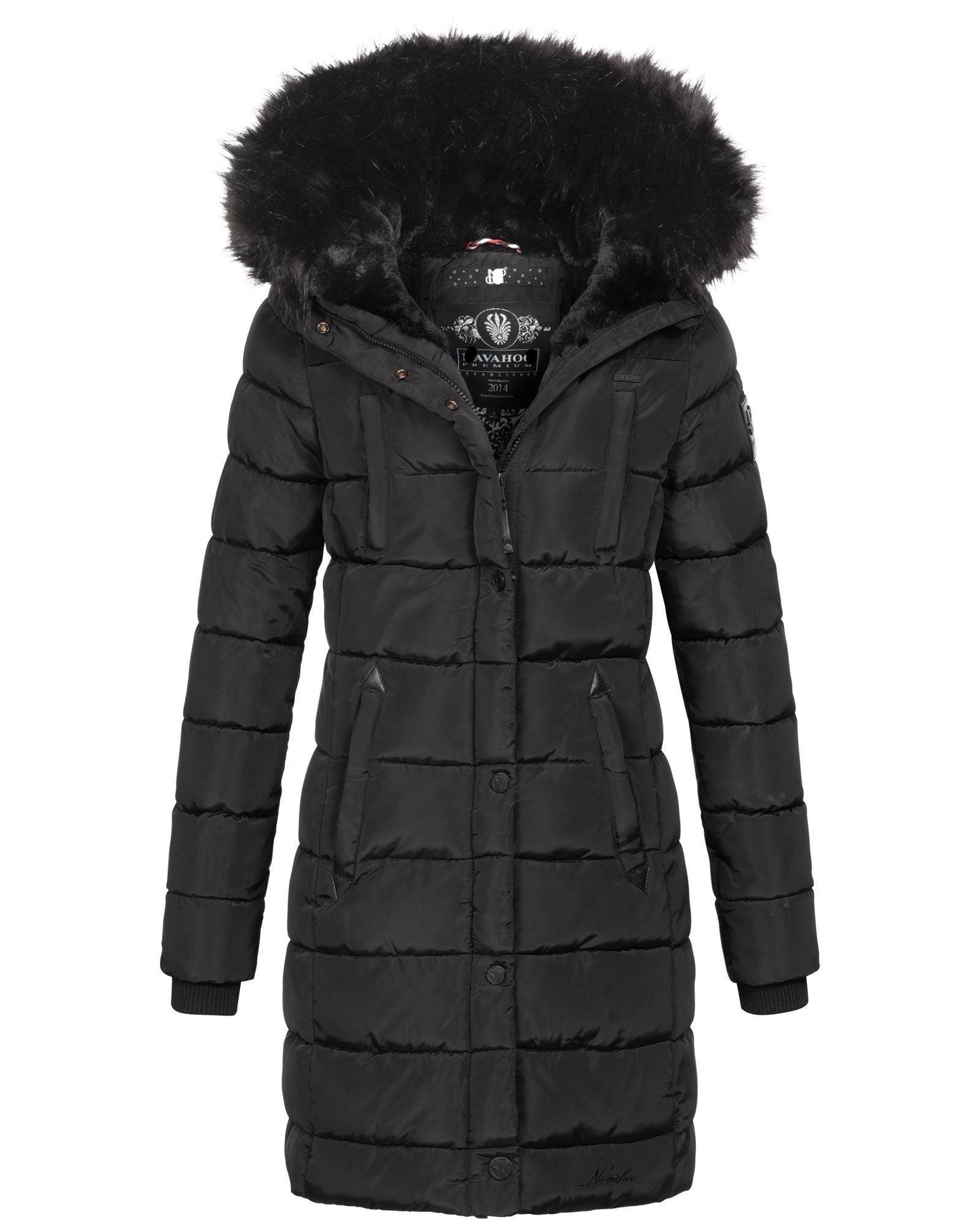 "Nicole" Winterjacke mit abnehmbarem Kunstfell