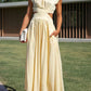 Emmeline - Plissiertes Maxikleid für Frauen