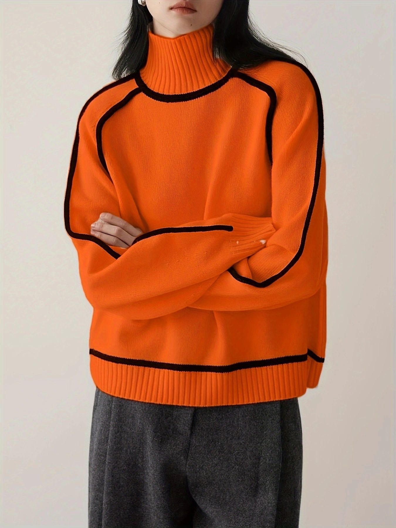 Eleganter Rollkragenpullover – Raffinierter Stil mit modernem Selbstvertrauen